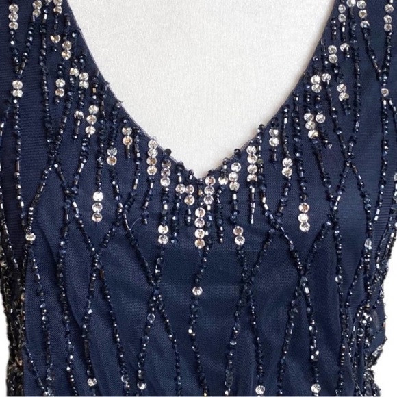 BHLDN Adrianna Papell Midnight Brooklyn Elegant Formal Dress Size 0 - Picture 7 of 13